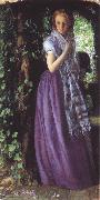 Arthur Hughes April Love Spain oil painting artist